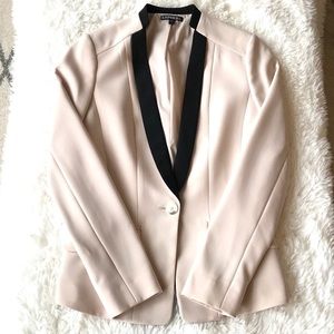 EXPRESS Blazer w/ Contrasting Stand Up Collar
